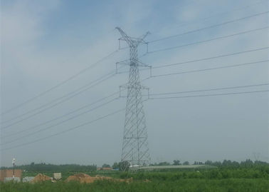 La doppia linea di trasmissione del circuito 500KV l'acciaio della grata si eleva