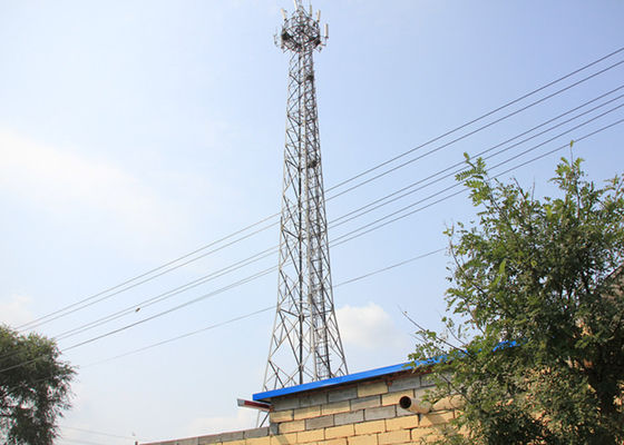 Torre d'acciaio autosufficiente di angolo galvanizzata 40m per la comunicazione