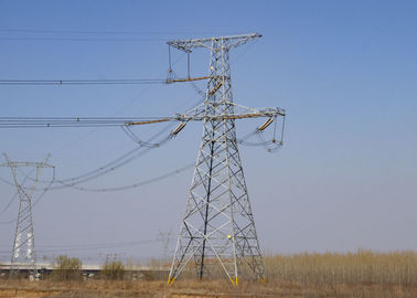 La torre d'acciaio della grata di angolo di S355JR/S235JR ha galvanizzato la torre di potere elettrica della trasmissione