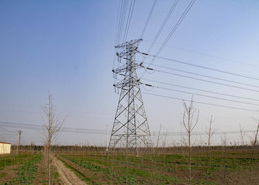 Torre d'acciaio di angolo dell'acciaio dolce ASTM A36 230KV per il tipo di cavo elettrico della trasmissione