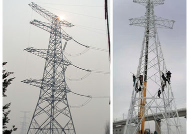 Torre della struttura d'acciaio di ASTM A572, 10 - torre di potere ad alta tensione 750KV