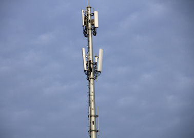 torre cellulare senza fili di comunicazione di 30m, torre di sovrapposizione di fiducia 4g del collegamento