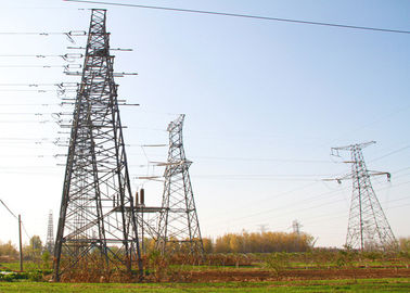 Torre d'acciaio dell'acciaio della trasmissione della grata 220kv di angolo