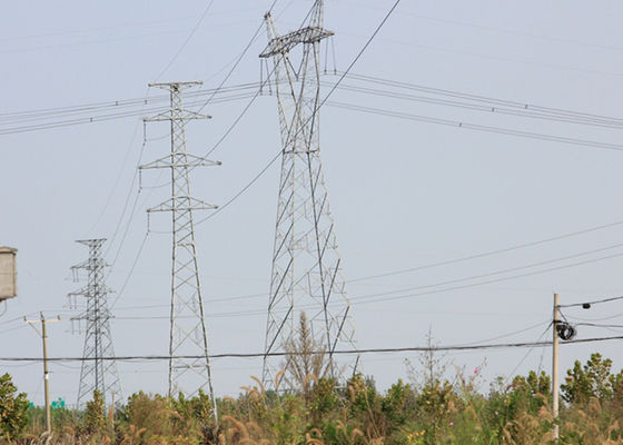 Pilone d'acciaio bassolegato ad alta resistenza, torre elettrica della sospensione 230KV